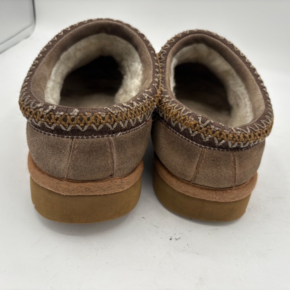 Mens Ugg Australia Tasman II Chestnut Shearling Lined Comfort Slippers Size 9 - Picture 8 of 16